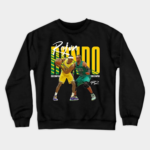 Rajon Rondo Crewneck Sweatshirt by Juantamad